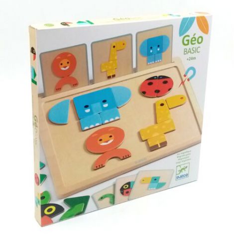 Geo Basic Djeco | Joc Forme Geometrice Magnetice - imagine 4