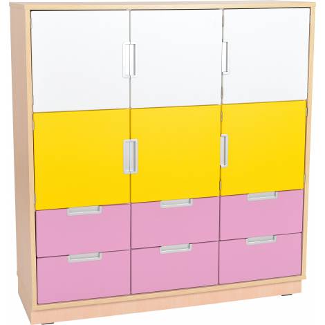 Dulap Gradinita Quadro L Moje Bambino, Artar, 9 Compartimente - imagine 2