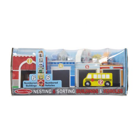 Sortator Melissa & Doug Piramida cu Masinute - imagine 5