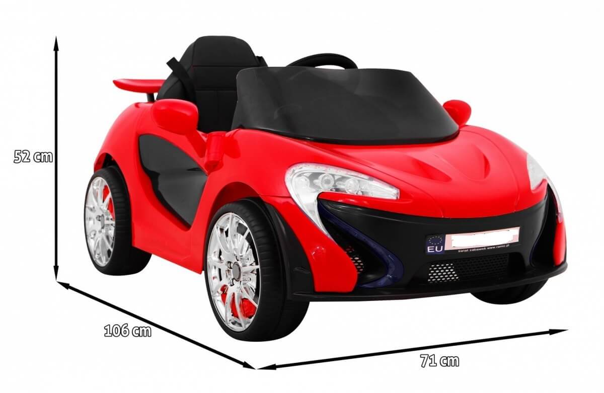 Masinuta Electrica Small Racer Rosu | Autokids - imagine 2