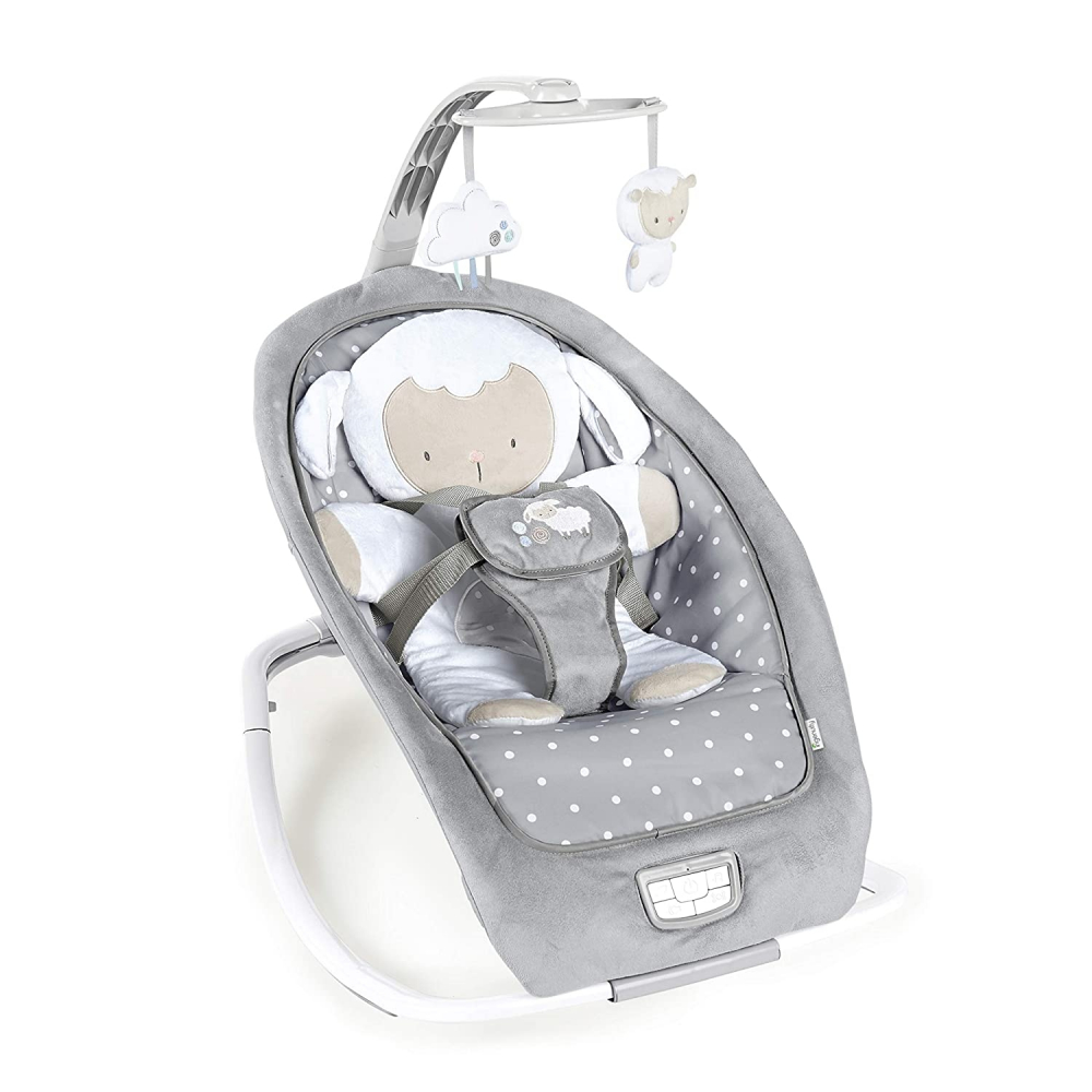 Balansoar Ingenuity Cuddle Lamb - Relaxare Si Joc - imagine 5