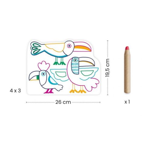 Joc Desen Djeco Animale Magie - 52.9 lei - imagine 2