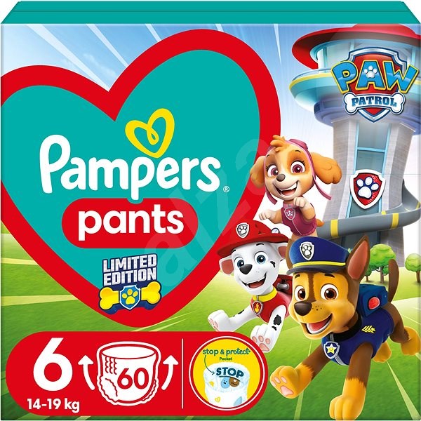 Pampers Pants Patrula Catelusilor M6, 60 buc - imagine 6