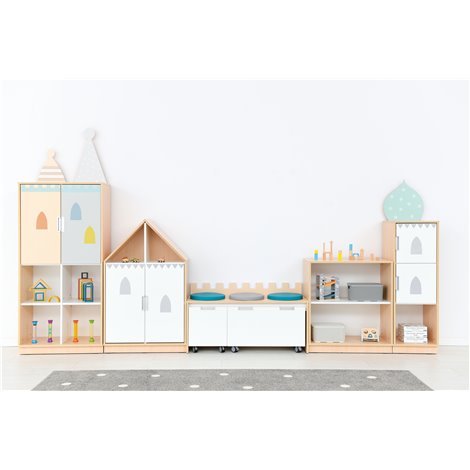 Set Mobilier Castel Moje Bambino - Închidere Silentioasă - imagine 4