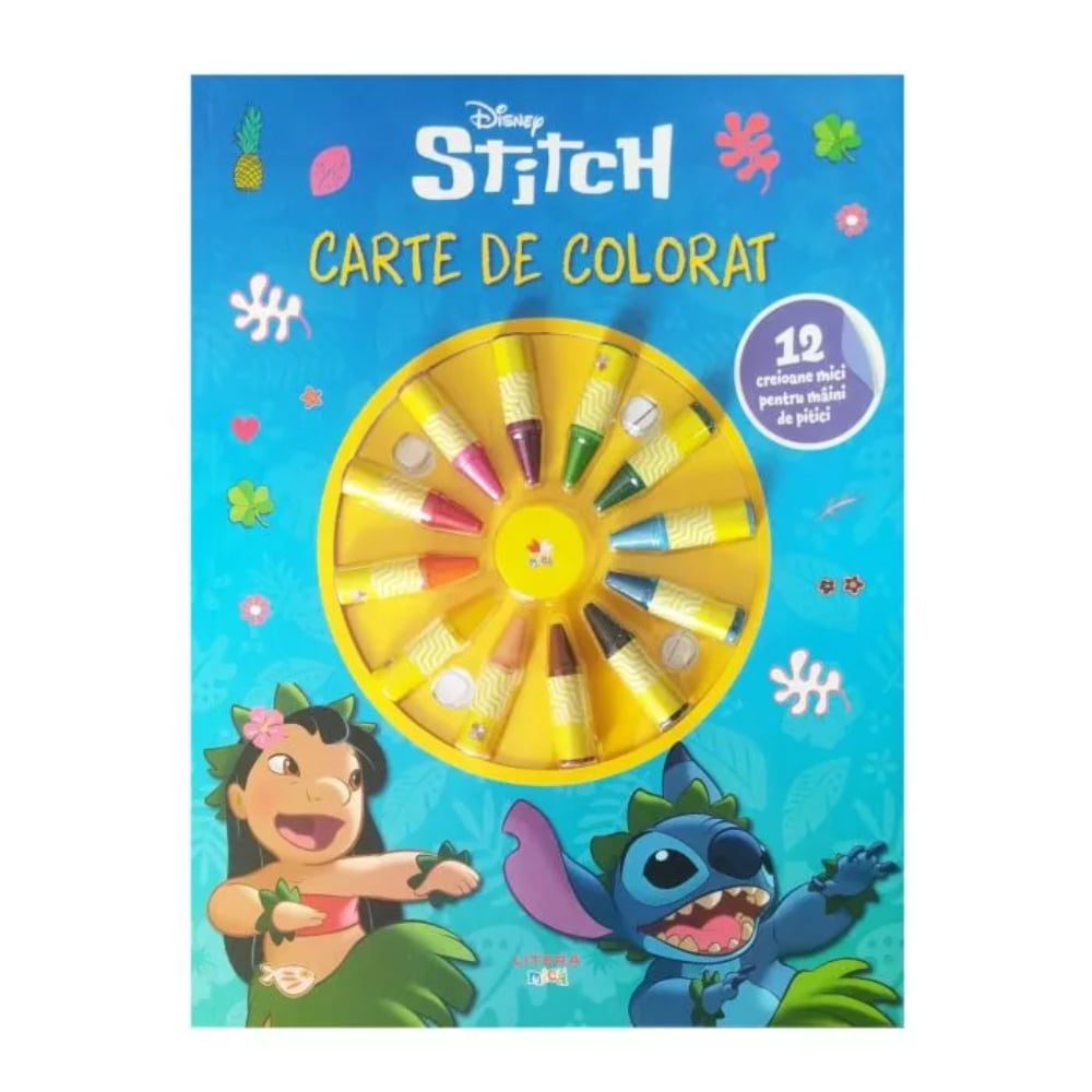 Disney Stitch carte de colorat Litera