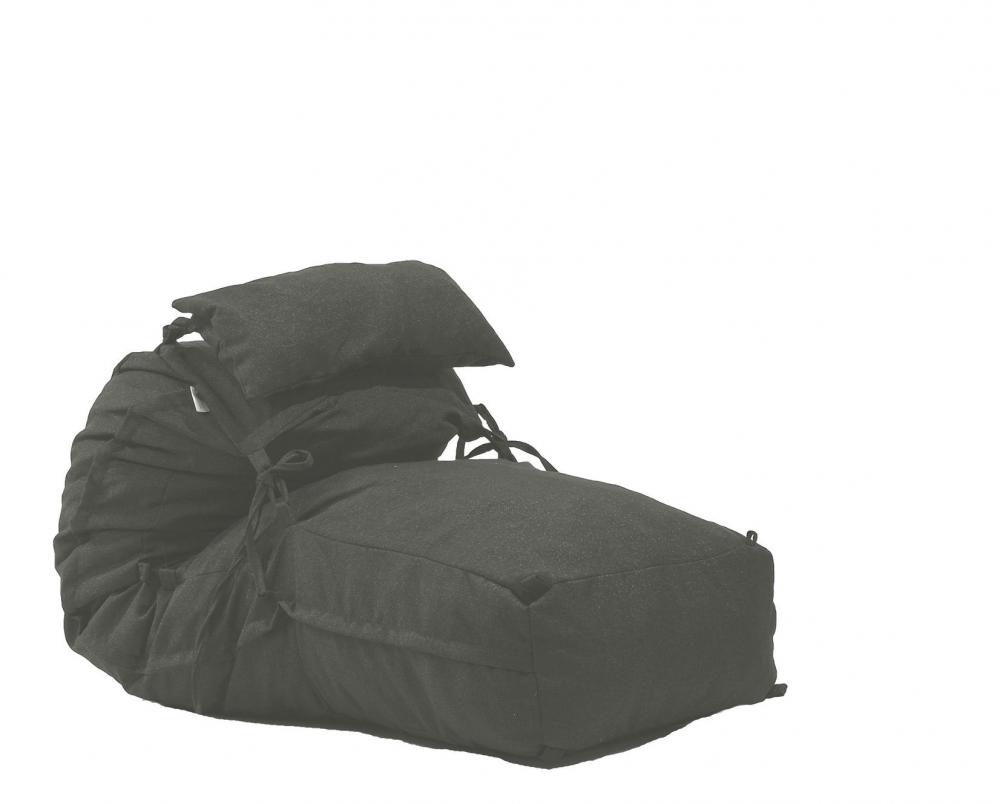 Fotoliu Pufrelax Yoga Memory Moon Grey - imagine 4