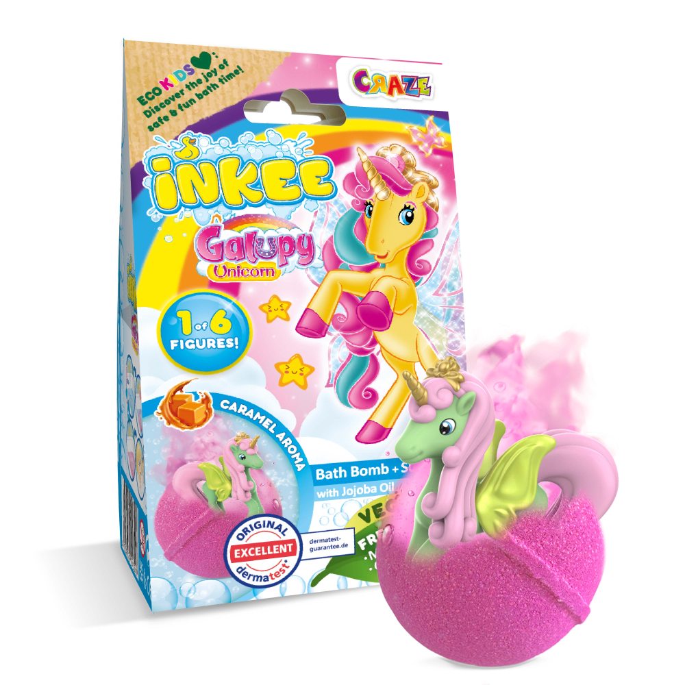Bila de Baie cu Surpriză Unicorn Galupy Craze - imagine 6