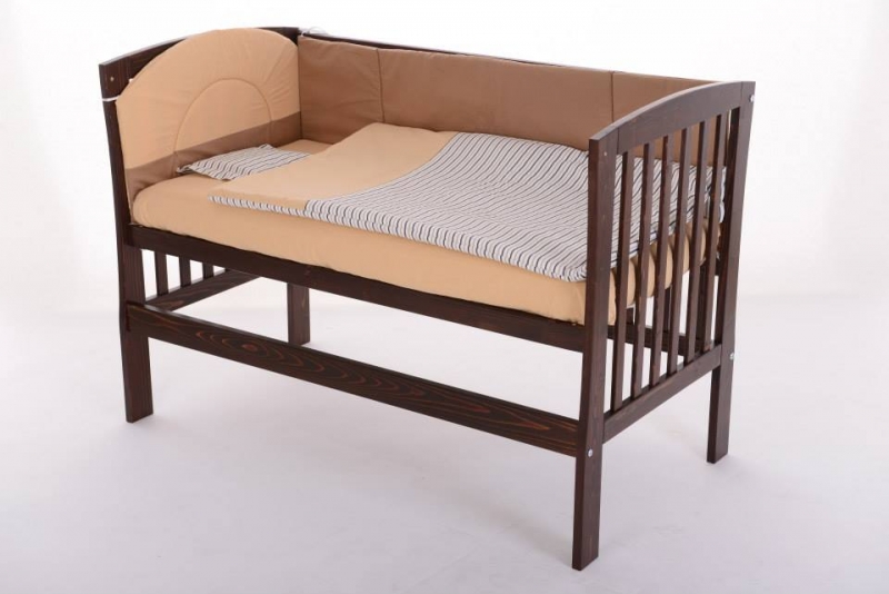 Patut Bebe Junior DeLuxe Mesterel, Lemn Masiv - imagine 12