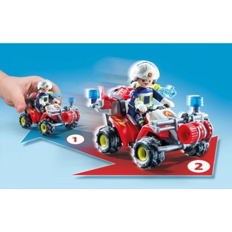 Playmobil ATV Pompieri - Aventură și Salvare - imagine 5