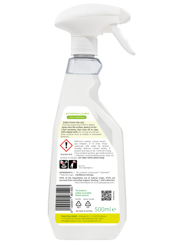 Detergent Bio Baie Lime Planet Pure 500ml
