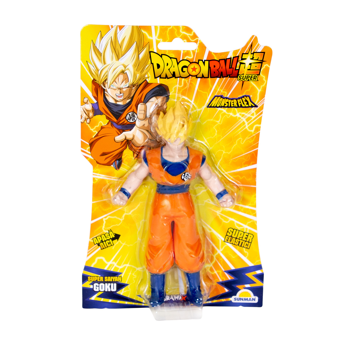 Figurina Monster Flex Dragon Ball Z Super Sayan Goku