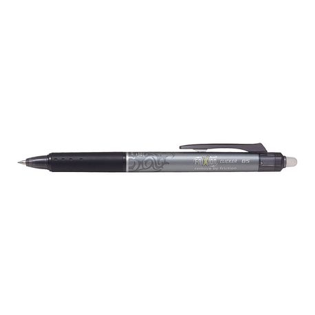 Roller Pilot Frixion Clicker 0.5mm, Negru, Ștergebil