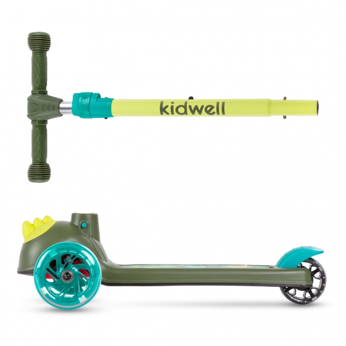 Trotineta Kidwell Dinosaur LED, Ghidon Reglabil - imagine 4