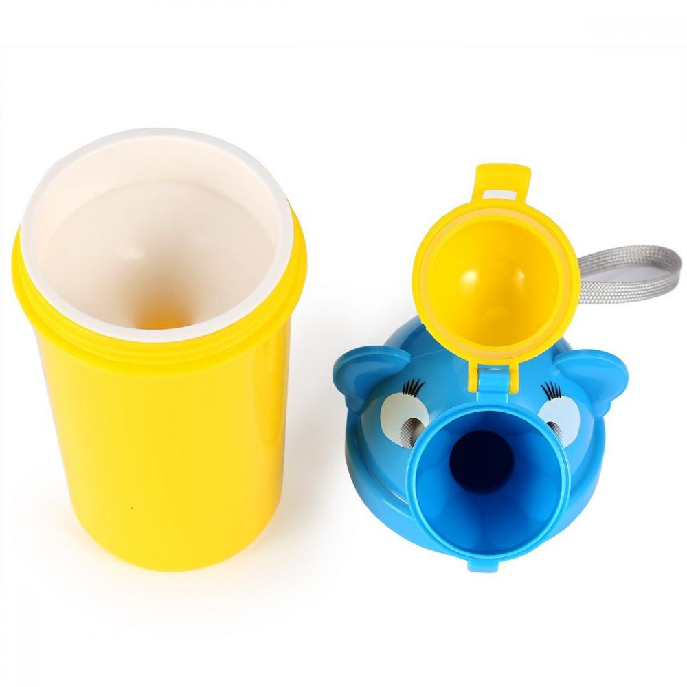 Pisoar Little Mom Trainer Portabil, Galben - imagine 12