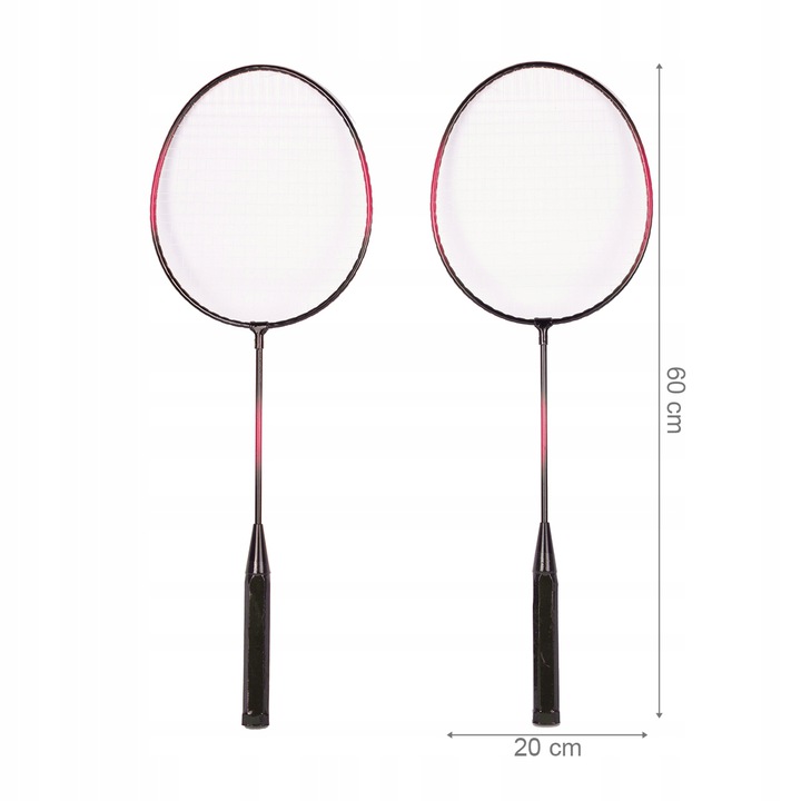 Malplay Set Badminton Red - Joc Exterior Perfect - imagine 7