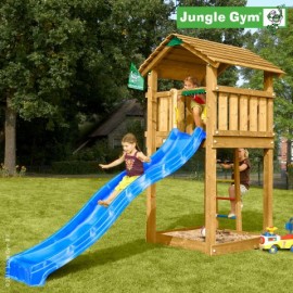Spațiu de joacă Cottage JungleGym cu Tobogan - imagine 5