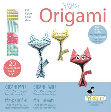 Set Origami Pisici Fridolin | Creativitate și Distracție