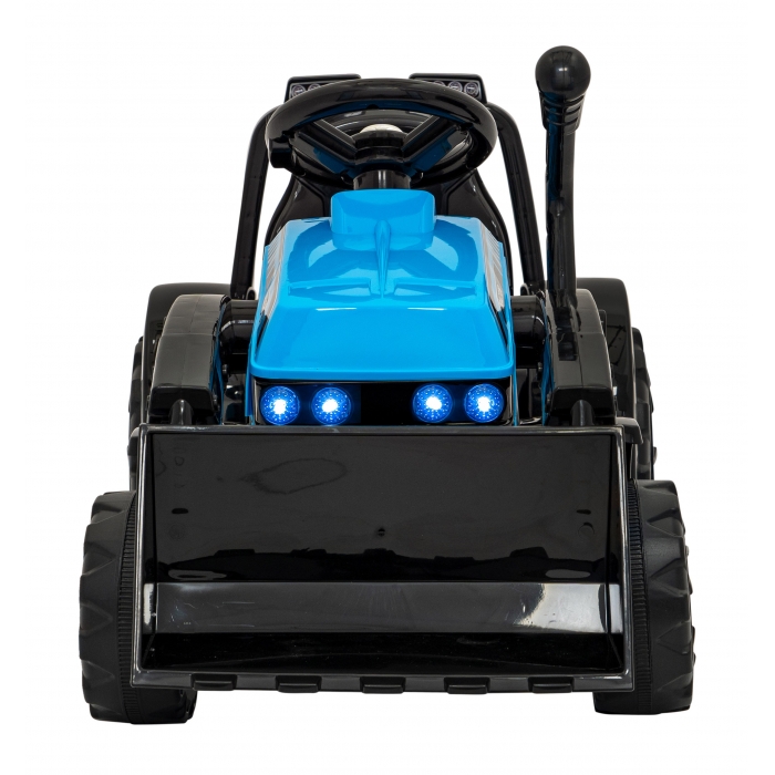 Buldozer Electric Ramiz cu Cupă Mobilă pentru Copii - imagine 3