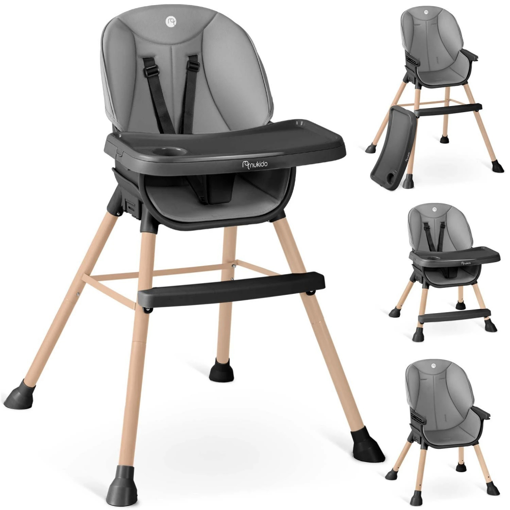 Scaun 3in1 Nukido Tilo GriNegru - Evolutiv 449RON - imagine 14
