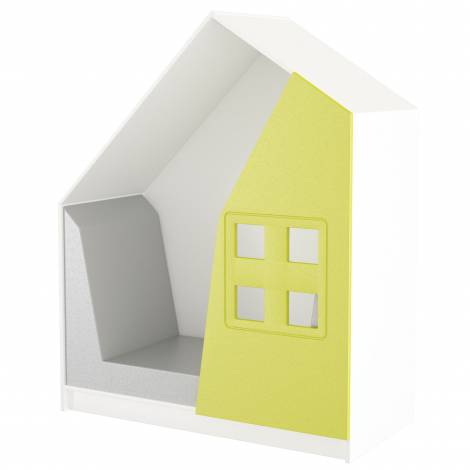 Dulap Casuta Quadro Moje Bambino Alb-Verde - imagine 2