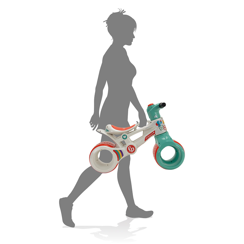 Motocicleta Injusa Fisher Price Rayo Alb Verde 18m+ - imagine 4