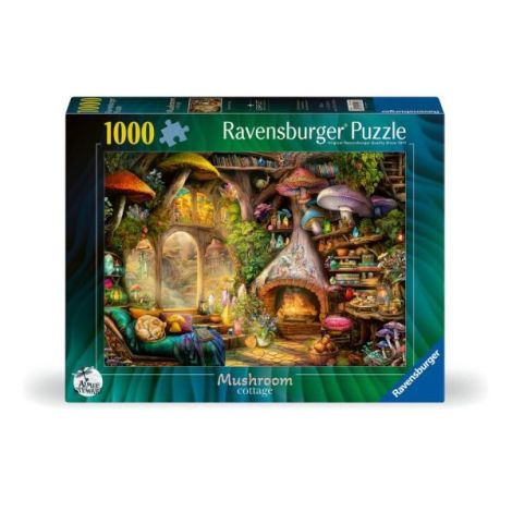 Puzzle Ravensburger 1000p - Lumea Magică a Ciupercilor