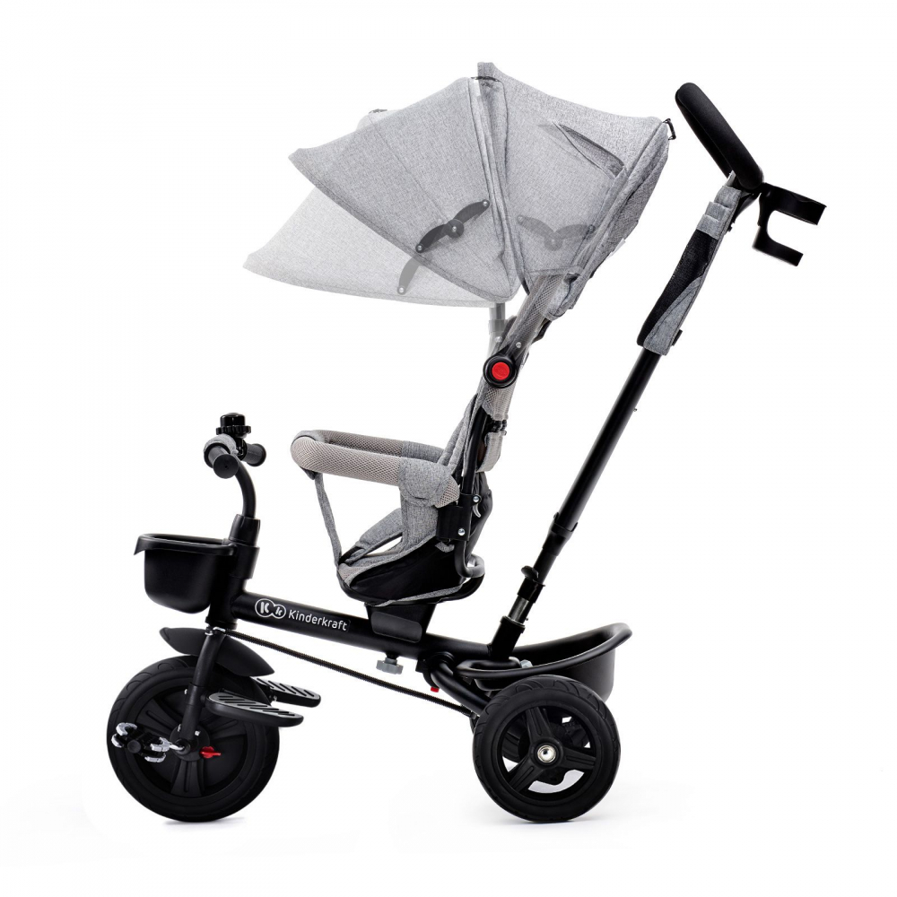 Kinderkraft Aveo Light Grey - Tricicleta Evolutiva 9 luni-5 ani - imagine 9