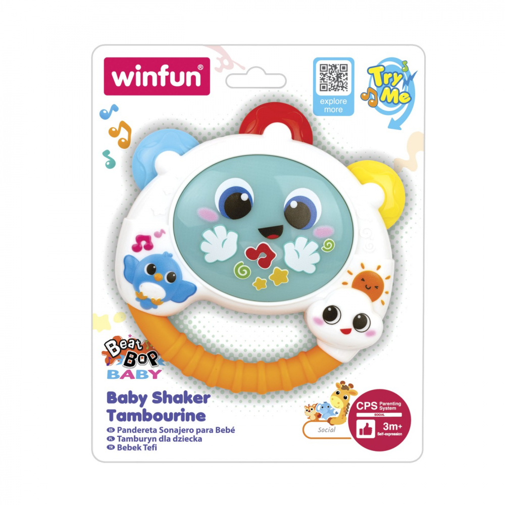 Tamburina Winfun cu Sunete și Lumină