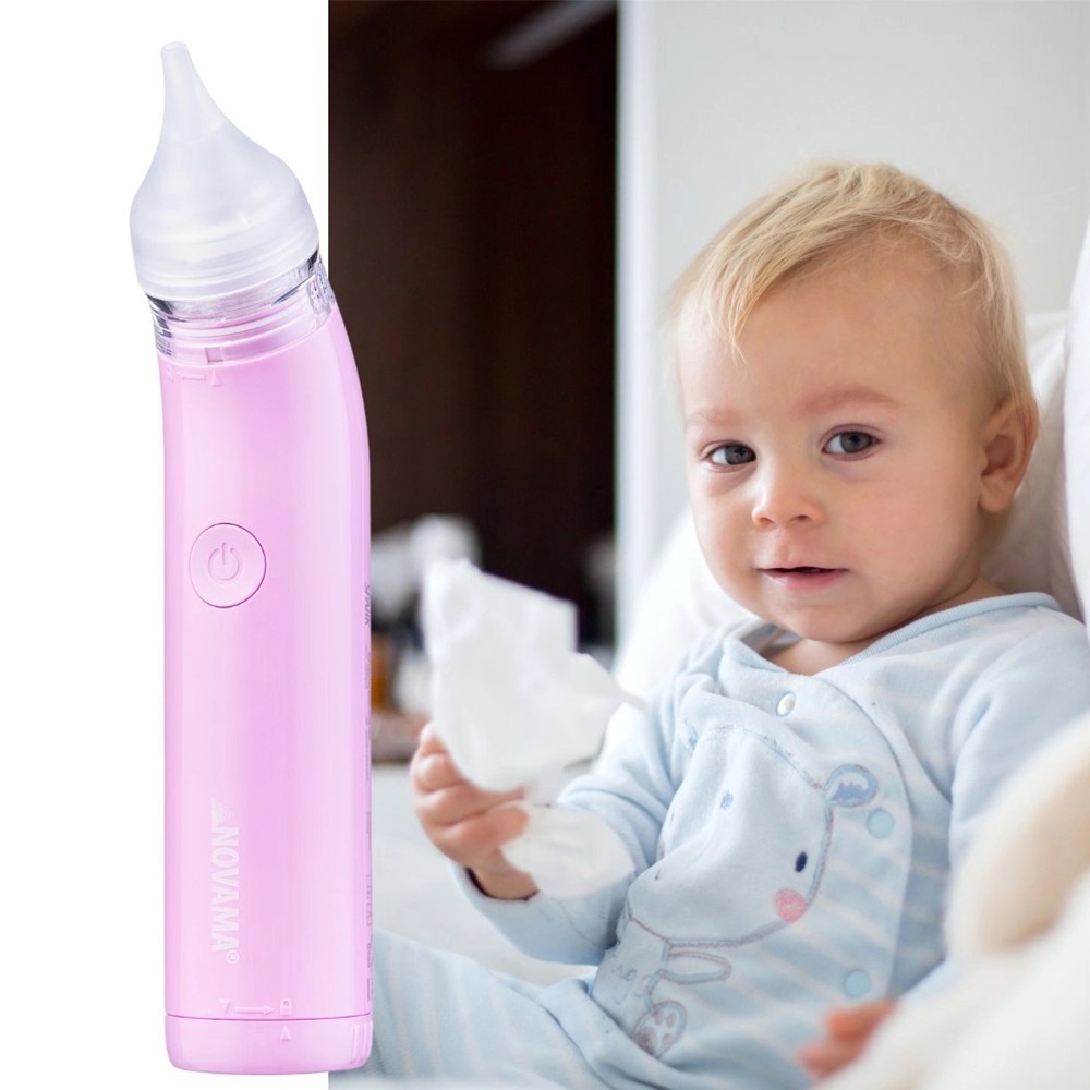 Aspirator Nazal Electric Novama Pingo Spark, Roz, 0-12 Ani - imagine 2