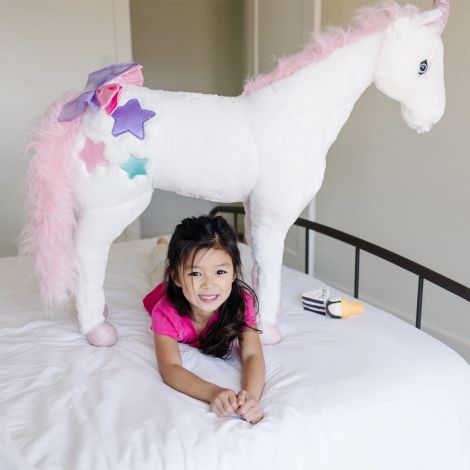 Unicorn Gigant Plus 114 cm Melissa&Doug - imagine 5