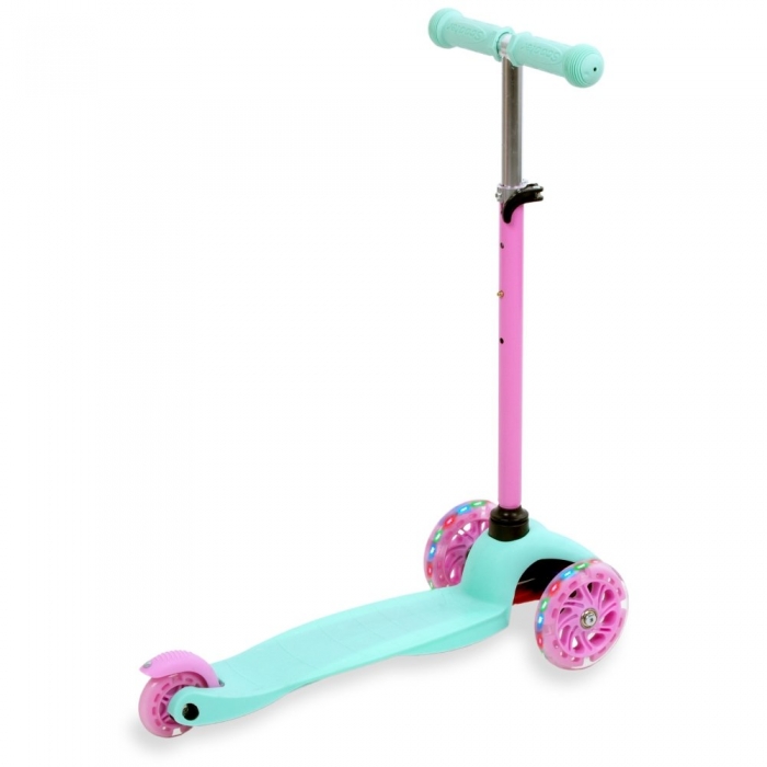 Trotineta Kidwell Uno Mint LED, 1.8 kg, Ghidon Reglabil