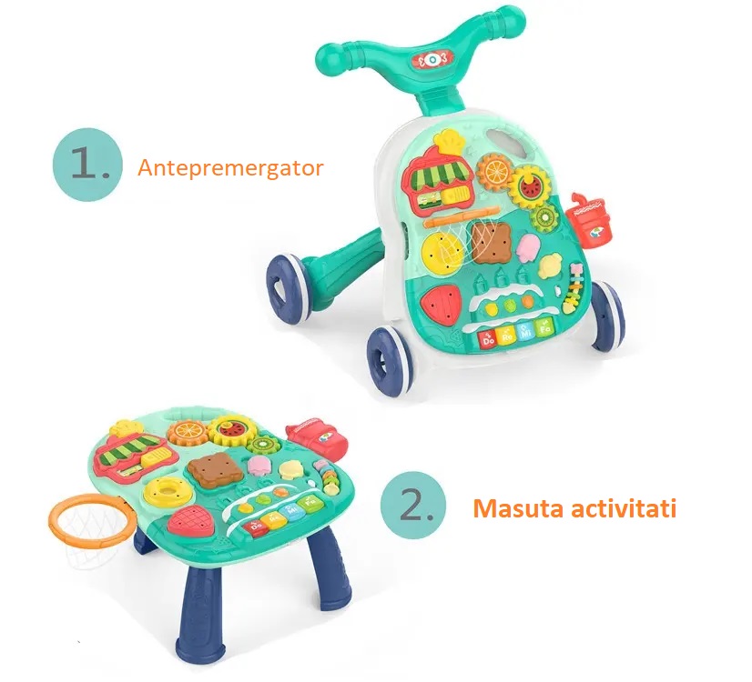 Antepremergator 2in1 KikkaBoo Candy Party Mint - imagine 4
