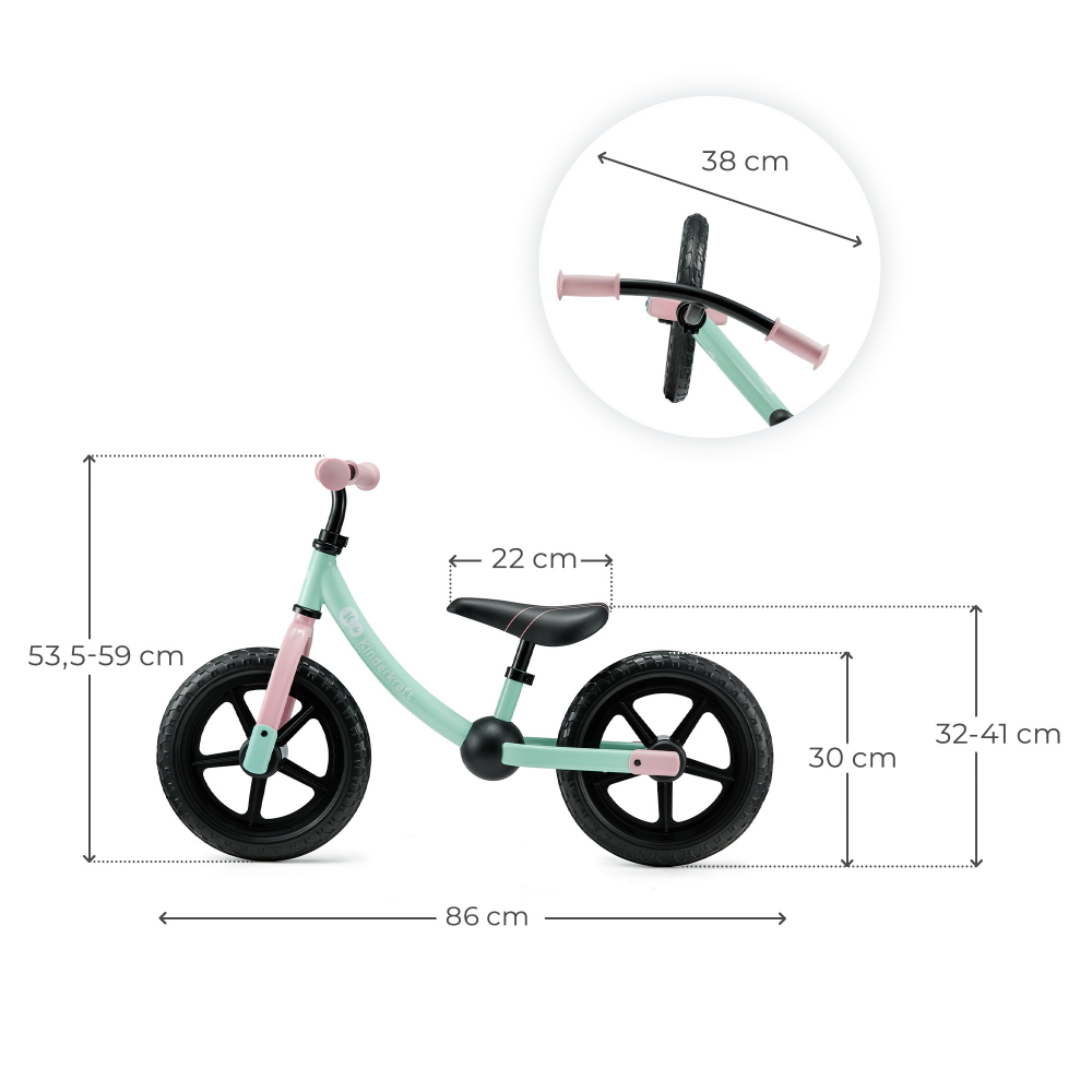 Kinderkraft 2Way Next - Bicicletă Echilibru Copii - imagine 3