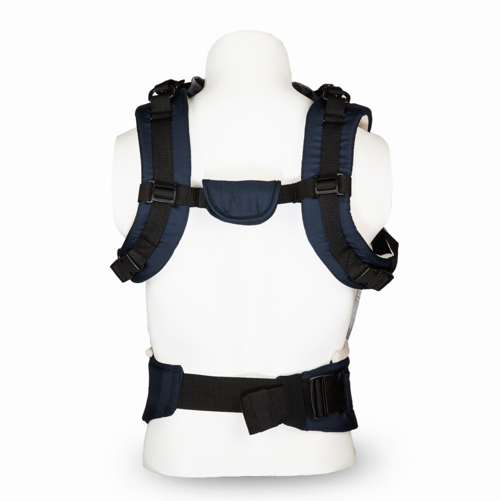 Marsupiu Ergonomic Coccolle Gemini, 2 în 1, Albastru - imagine 2