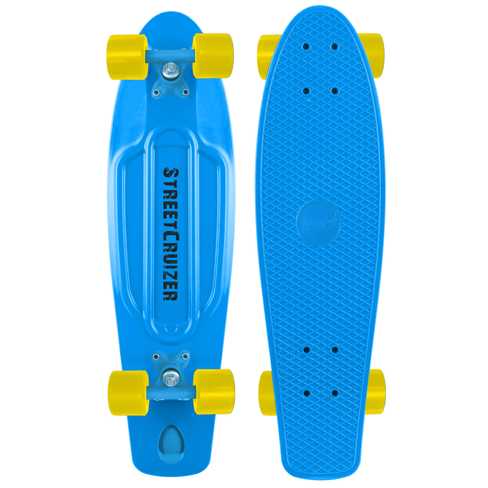 Skateboard Mandelli Cruizer 57cm Bleu - Urban Fun