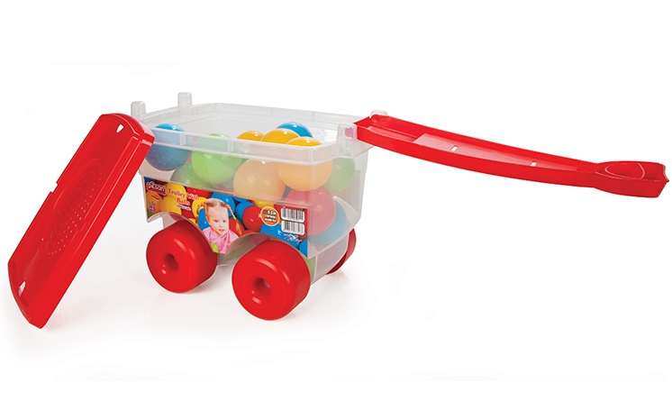 Set Troller cu 24 Bile Colorate Pilsan