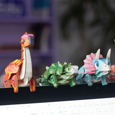Puzzle 3D Brachiosaurus Sunet Mieredu - imagine 9