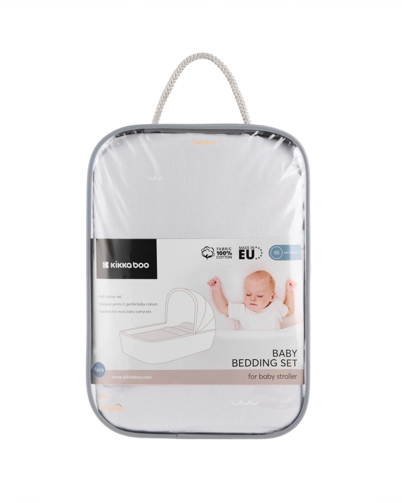Set Lenjerie KikkaBoo 6 Piese pentru Somn Linistit