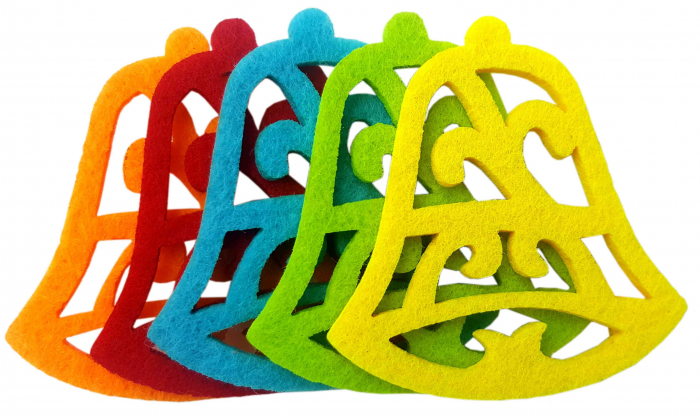 Set 5 Clopoțele Filtu Colorart | Activități Senzoriale