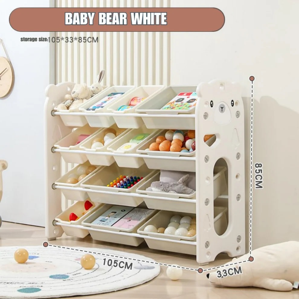 Organizator White Bear Nichiduta | Ordine în camera copilului - imagine 4