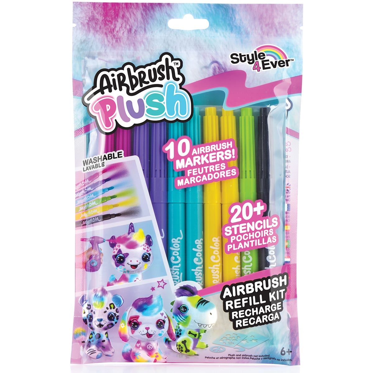 Set 10 Markere Airbrush Plush Style 4 Ever