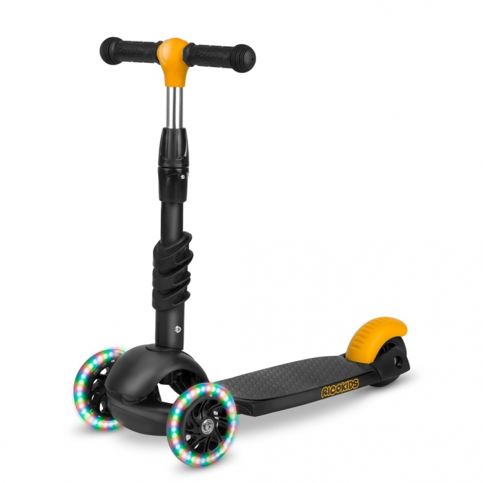 Trotineta 3 in 1 Ricokids Cubi, cu Scaun și LED