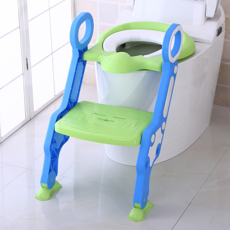 Reductor Toaleta Little Mom cu Scară | Pliabil - imagine 9