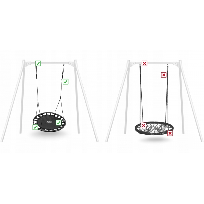 Leagan tip cuib XXL Neo-Sport 150kg - imagine 2