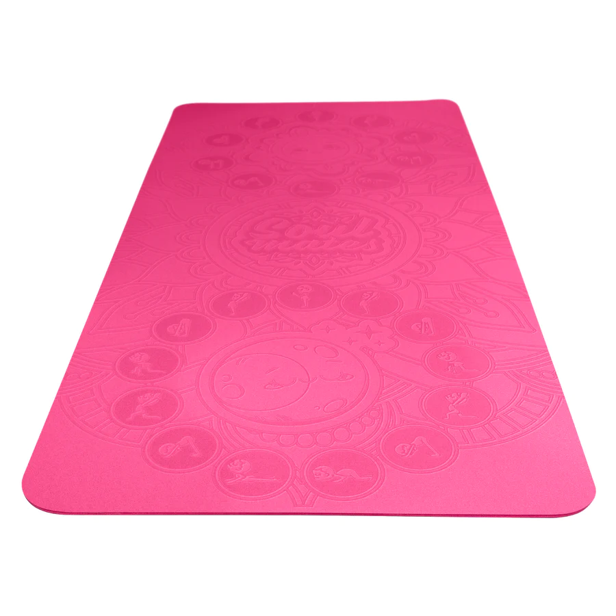 Saltea Yoga Copii Soul Mates Roz Ecologica - imagine 5