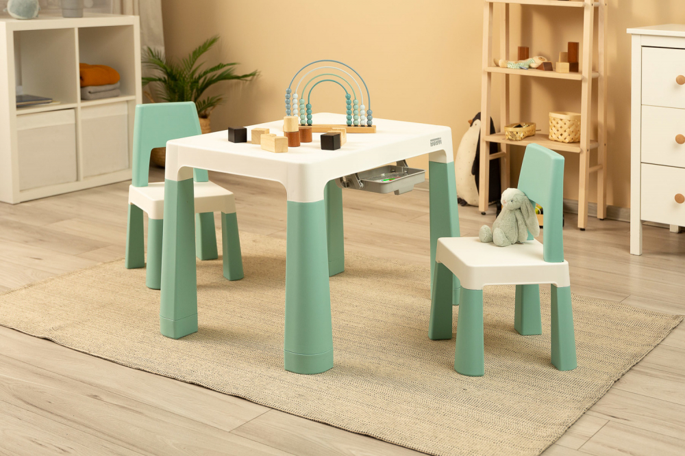 Set Masuta Reglabila Toyz Monti Mint + 2 Scaune - imagine 7