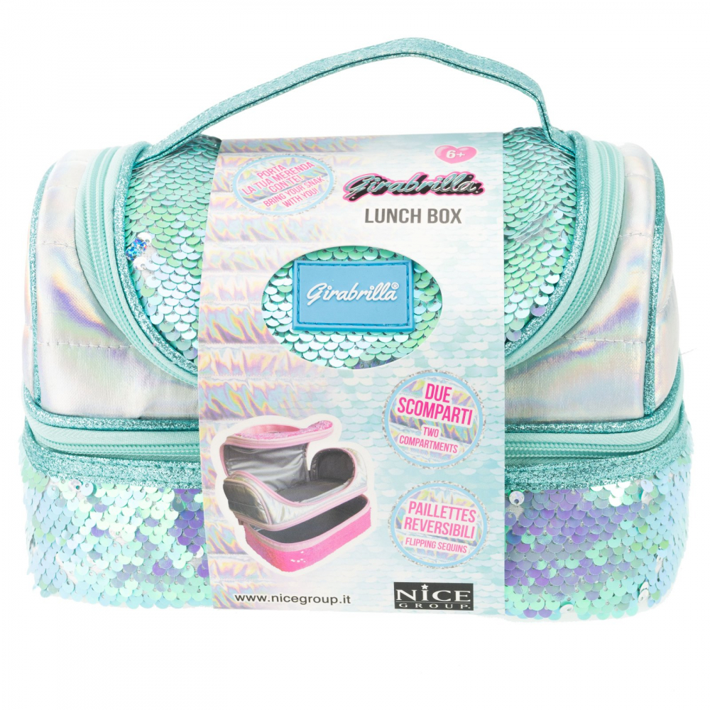 Lunch Box Girabrilla Tiffany cu Paiete Reversibile - imagine 4