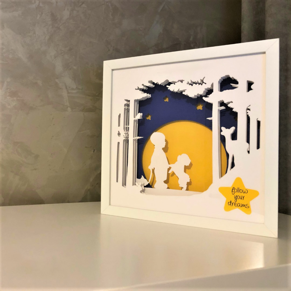 Tablou Luminos Baietel 019 | Noorhandmadeatelier - imagine 7