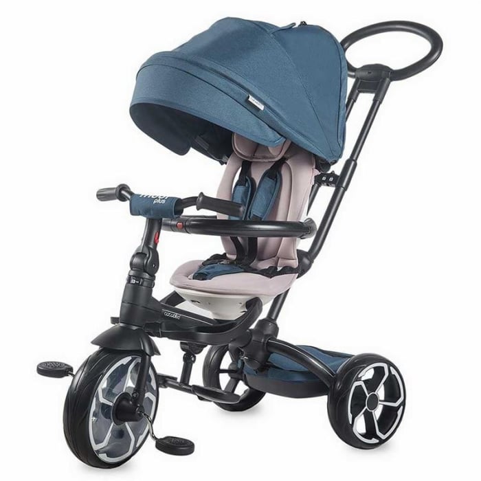 Tricicleta Coccolle Modi+ Albastru, 6 luni-4 ani