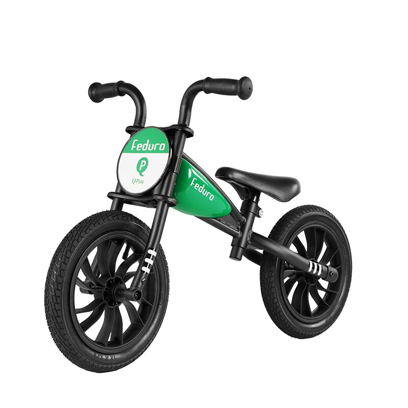 Bicicleta QPlay Feduro Verde, Fără Pedale, 3-6 Ani - imagine 7